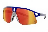 Очки солнцезащитные KOO HYPE ( СИНИЕ СЕРЕБРИСТЫЕ / ЗЕРКАЛЬНЫЕ КРАСНЫЕ)