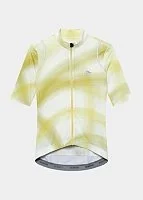 Велоджерси Cafe Du Cycliste Mona sunloop glaze серо-желтая женская
