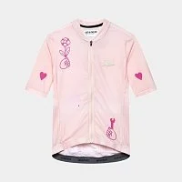 RACE FIT! Велоджерси Cafe Du Cycliste Angeline  card sharp rosa женская