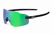 Очки солнцезащитные KOO Supernova черные матовые зеркально-зеленые