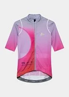 Велоджерси Cafe Du Cycliste Mona eclipse storm серо-розовая женская