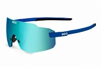 Очки солнцезащитные KOO Supernova синие матовые зеркально-бирюзовые