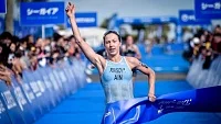 Костюм для триатлона сборной России Z3R0D osuit racer женский голубой
