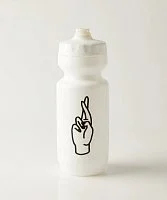 Велобутылка Fingerscrossed all white  650мл