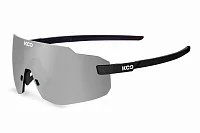 Очки солнцезащитные KOO Supernova черные матовые зеркально-серебристые