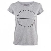 ФУТБОЛКА CAFE DU CYCLISTE PASTEL GREY ЖЕНСКАЯ