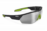 ОЧКИ KOO OPEN CUBE (BLACK/LIME/SMOKE MIRROR)