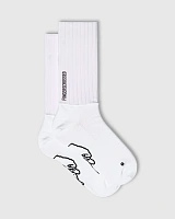 Носки Fingerscrossed Aero logo vertical белые