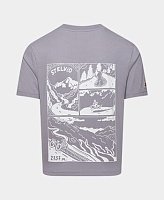 Футболка Cafe Du Cycliste перевал Stelvio мужская