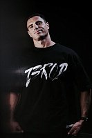 Футболка Z3R0D Париж 2024 оверсайз черная