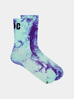 Носки CAFE DU CYCLISTE  Tie Dye Socks Topologie MINT PURPLE