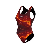 Купальник слитный Z3R0D SCULPT Lava