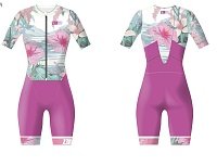 Костюм для триатлона Z3R0D TT SUIT RACER Hawaiian pink женский