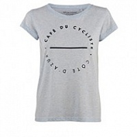 ФУТБОЛКА CAFE DU CYCLISTE PASTEL BLUE ЖЕНСКАЯ