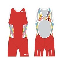 Костюм для триатлона Z3R0D Racer evo red olympic женский