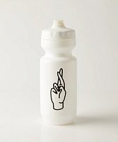Велобутылка Fingerscrossed all white  650мл