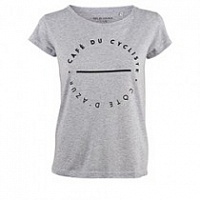 ФУТБОЛКА CAFE DU CYCLISTE PASTEL GREY ЖЕНСКАЯ