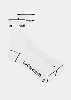 Носки CAFE DU CYCLISTE Summer Motto black wihite