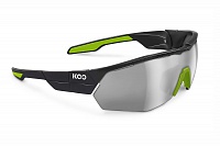 ОЧКИ KOO OPEN CUBE (BLACK/LIME/SMOKE MIRROR)
